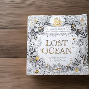 Lost Ocean : An Inky Adventure and Coloring Book for Adults by Johanna..